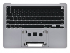 Topcase met keyboard EU / NL + Touch Bar (Space Grey) voor Apple MacBook Pro Retina 13-inch A2289