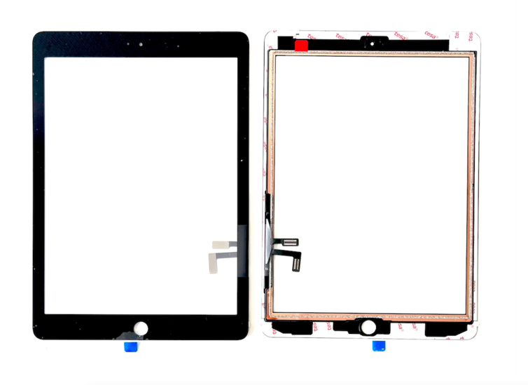Premium digitizer / Touchscreen voor iPad Air en 5 (2017) incl. hoogwaardig Tesa tape - Zwart