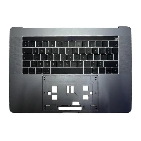 Topcase met EU/NL toetsenbord en Touch Bar Space Grey MacBook Pro 15-inch A1707