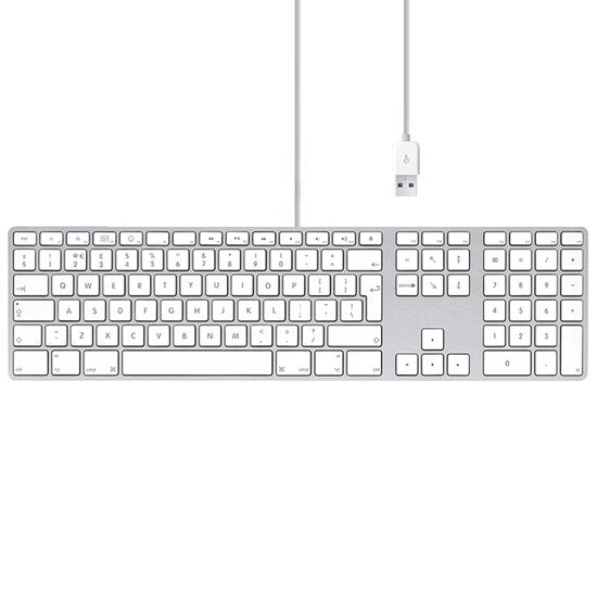 Gebruikt A-Grade bedraad Apple keyboard / toetsenbord met numeriek gedeelte - EU QWERTY Lay-out