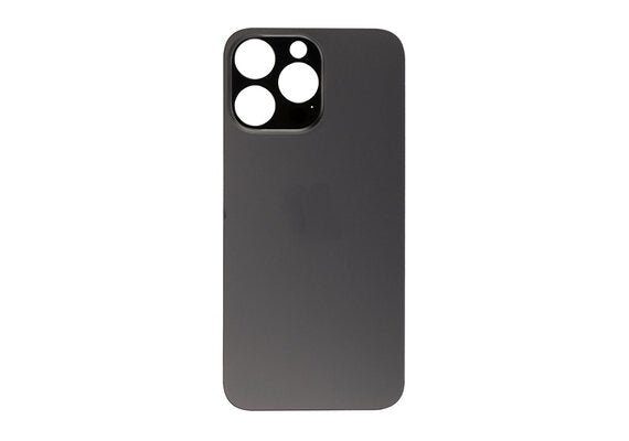 Glazen achterkant iPhone 14 Pro Max space zwart