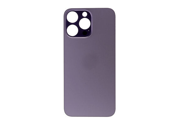 Glazen achterkant iPhone 14 Pro Max dieppaars