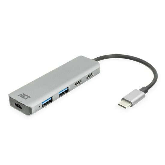 ACT USB-C hub 3.0 met 2x USB-A en 2x USB-C