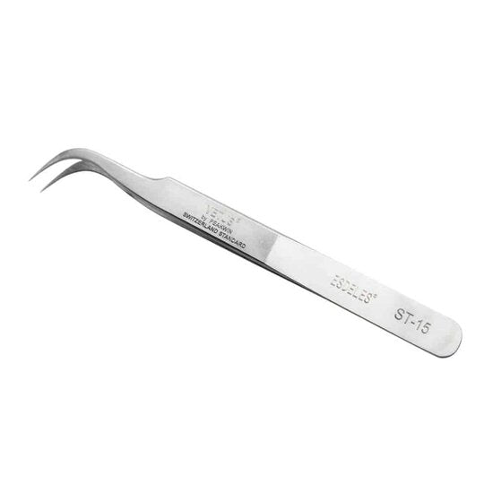 VETUS® ST-15 gebogen precisie pincet voor vertinnen en positioneren bij (BGA) solderen