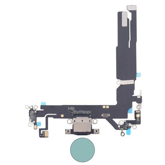 Dock connector oplaadpoort voor iPhone 16 Blauwgroen
