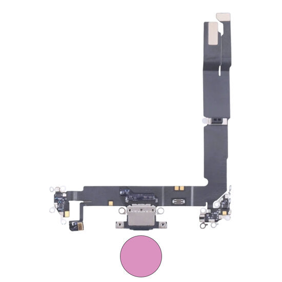 Dock connector oplaadpoort voor iPhone 16 Plus roze