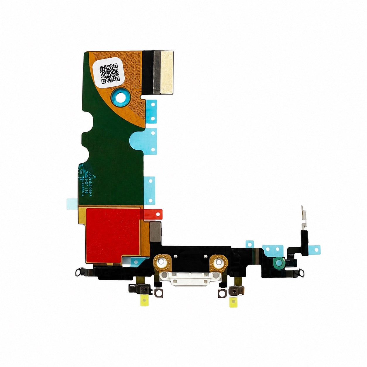 Dock connector oplaadpoort voor iPhone 8 | SE2020 | SE2022 Wit