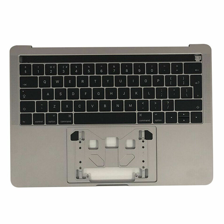 Topcase met keyboard voor Macbook Pro 13-inch A1989 met touch bar zilver gebruikt