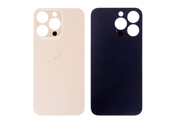 B2B only: Glazen achterkant / back cover glas voor iPhone 13 Pro Goud