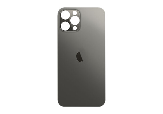 B2B only:  Glazen achterkant / back cover glas voor iPhone 12 Pro Max grafiet