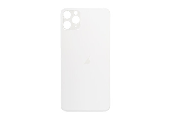 Glazen achterkant / back cover glas voor Apple iPhone 11 Pro zilver wit