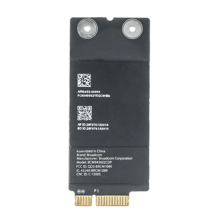 Airport wifi / Bluetooth kaart Z653-00011 Apple A1418 en A1419 eind 2015 t/m 2019