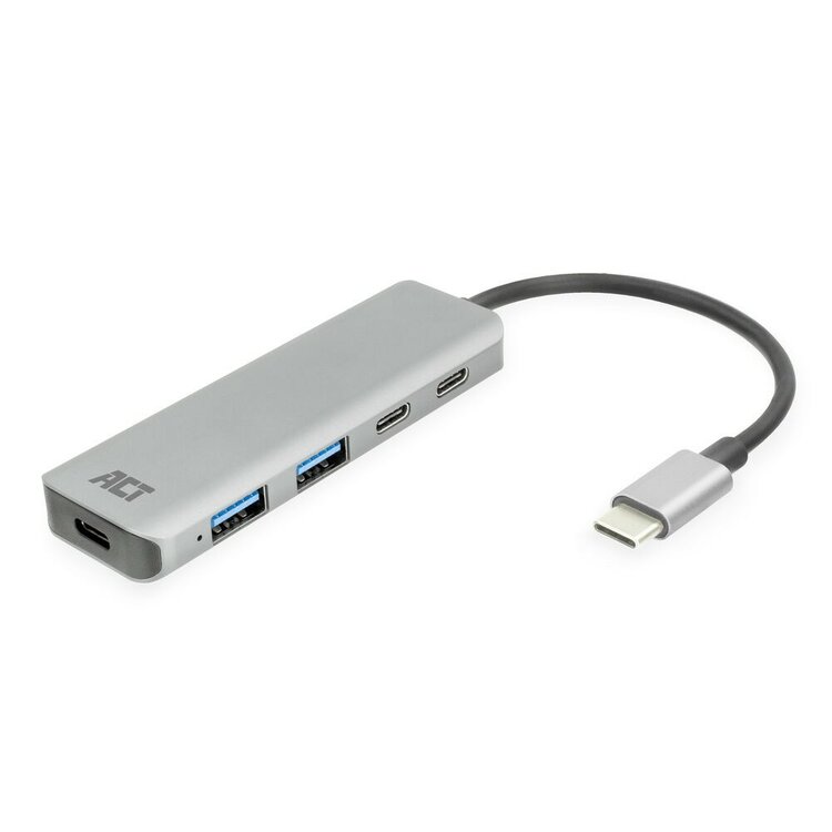 ACT USB-C hub 3.0, 2x USB-A, 2x USB-C