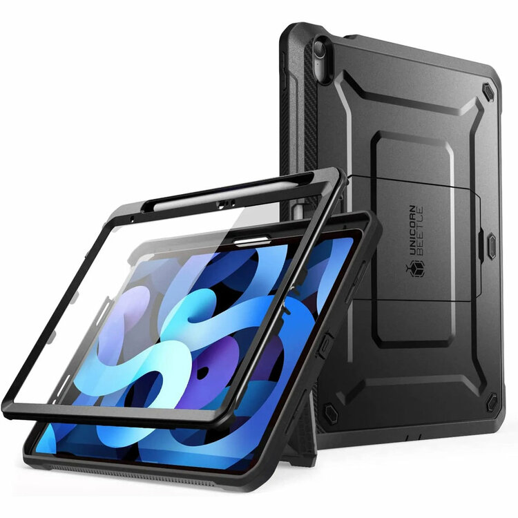 Supcase Unicorn Beetle Pro case voor Apple iPad 10.9 (2022) zwart