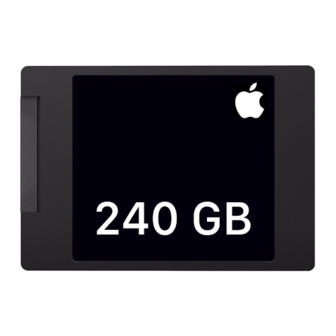 kan zijn volgens dealer 240GB SSD schijf voorgeïnstalleerd met MacOS voor Apple MacBook Non retina  - Appleparts, de Apple specialist van Nederland.