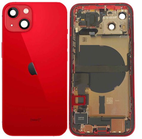 Complete achterkant behuizing met small parts voor iPhone 13 Rood