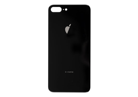 Glazen achterkant / back cover glas voor Apple iPhone 8 Plus Space grey