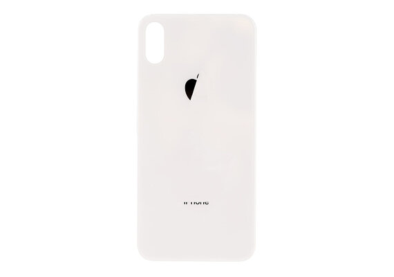 Glazen achterkant / back cover glas voor Apple iPhone X wit