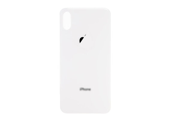 Glazen achterkant / back cover glas voor Apple iPhone XS Wit