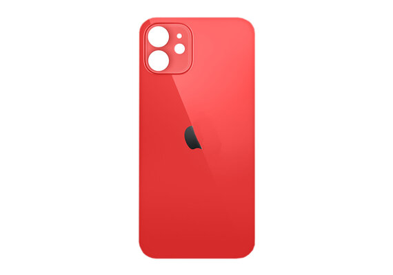 B2B only: Glazen achterkant / back cover glas voor iPhone 12 Rood