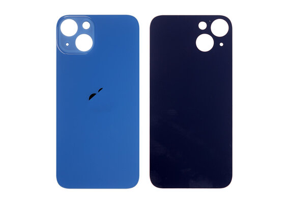 B2B only: Glazen achterkant / back cover glas voor Apple iPhone 13 blauw