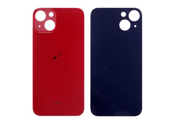 B2B only: Glazen achterkant / back cover glas voor Apple iPhone 13 Mini Red