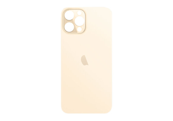 B2B only: Glazen achterkant / back cover glas voor Apple iPhone 12 Pro Max goud