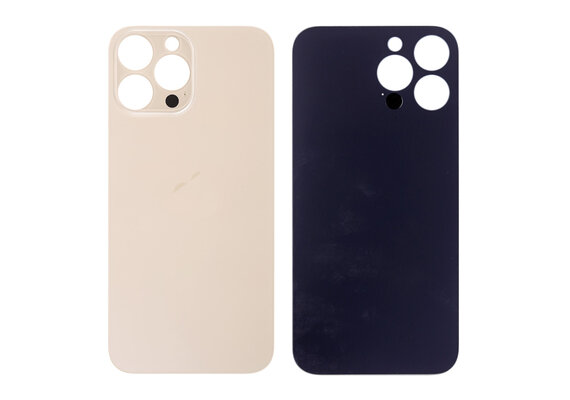 B2B only: Glazen achterkant / back cover glas voor iPhone 13 Pro Max Goud