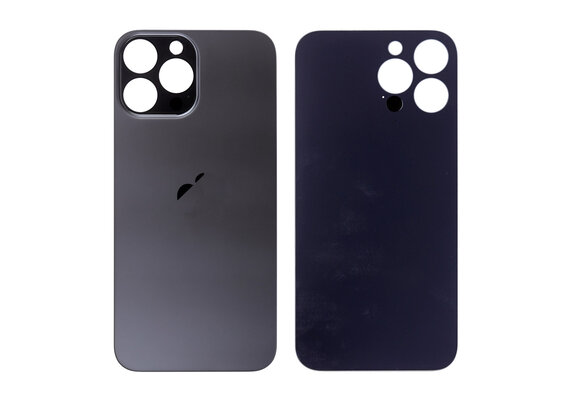 B2B only: Glazen achterkant / back cover glas voor iPhone 13 Pro Max Grafiet