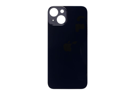 B2B only - Glazen achterkant / back cover glas voor Apple iPhone 14 Middernacht (Zwart)