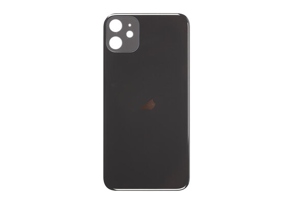 Glazen achterkant / back cover glas voor Apple iPhone 11 zwart