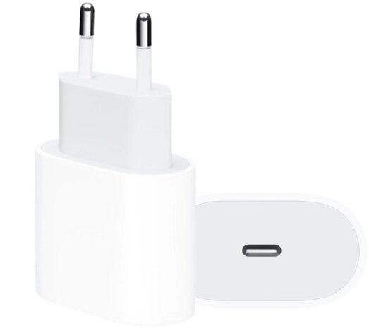 USB-C adapter snellader 20W voor iPhone, iPad, Apple Watch en AirPods