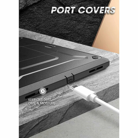 Supcase Unicorn Beetle Pro case voor Apple iPad 10.9 (2022) zwart