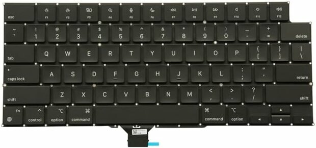 Keyboard / toetsenbord US voor Apple MacBook Pro Retina 14-inch A2779 en 16-inch A2780