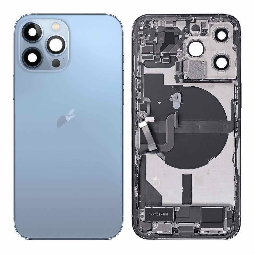 Complete achterkant behuizing met smallparts voor iPhone 13 Pro Sierra Blauw