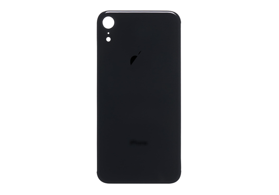 Glazen achterkant / back cover glas voor iPhone XR Zwart