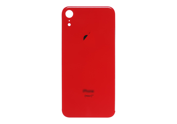 Glazen achterkant / back cover glas voor iPhone XR Rood