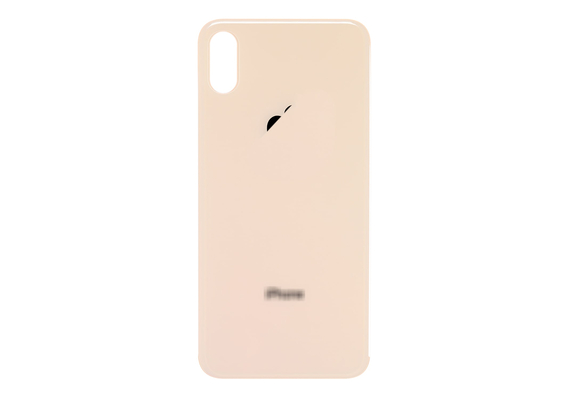 Glazen achterkant / back cover glas voor Apple iPhone XS Rosé Gold