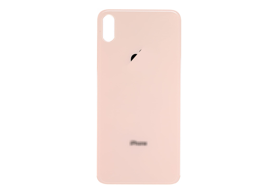 Glazen achterkant / back cover glas voor Apple iPhone XS Max Rosé Gold