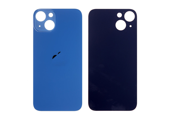 B2B only: Glazen achterkant / back cover glas voor Apple iPhone 13 Mini blauw