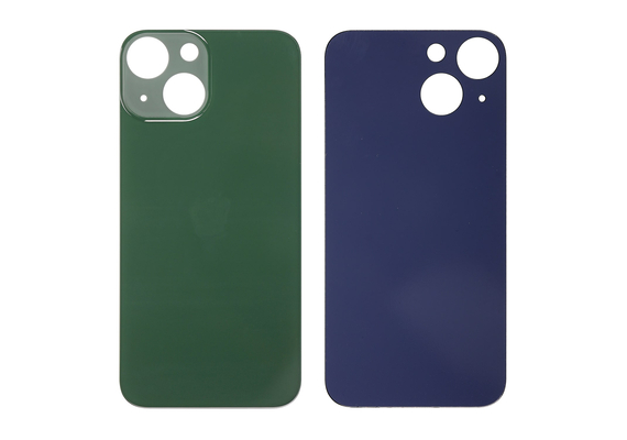 B2B only - Glazen achterkant / back cover glas voor Apple iPhone 13 Mini Groen