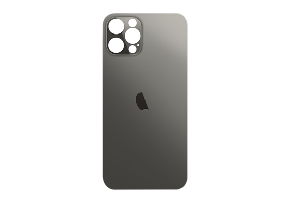 B2B only: Glazen achterkant / back cover glas voor iPhone 12 Pro Grafiet