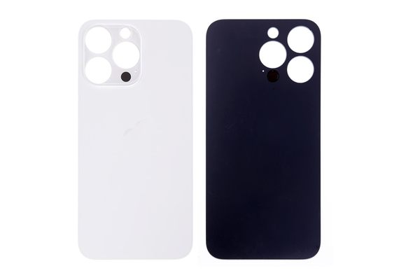 B2B only: Glazen achterkant / back cover glas voor iPhone 13 Pro Wit