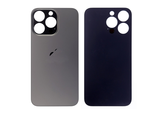 B2B only: Glazen achterkant / back cover glas voor iPhone 13 Pro Grafiet