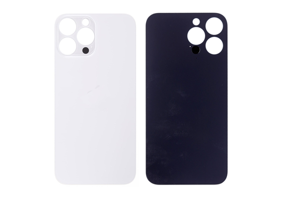 B2B only: Glazen achterkant / back cover glas voor iPhone 13 Pro Max Wit