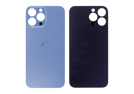 B2B only: Glazen achterkant / back cover glas voor iPhone 13 Pro Max Sierra Blauw