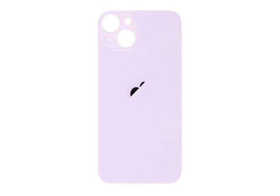 B2B only - Glazen achterkant / back cover glas voor Apple iPhone 14 Paars