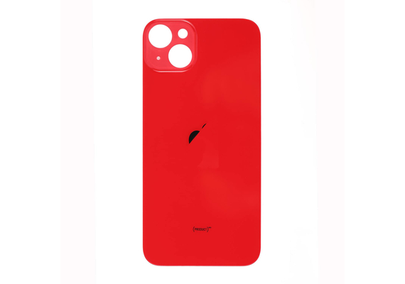 B2B only - Glazen achterkant / back cover glas voor Apple iPhone 14 Plus Rood