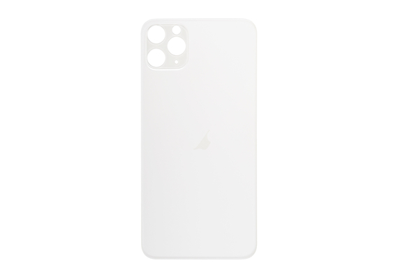 Glazen achterkant / back cover glas voor Apple iPhone 11 Pro zilver wit