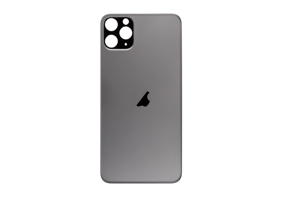 Glazen achterkant / back cover glas voor Apple iPhone 11 Pro Max Space Grey